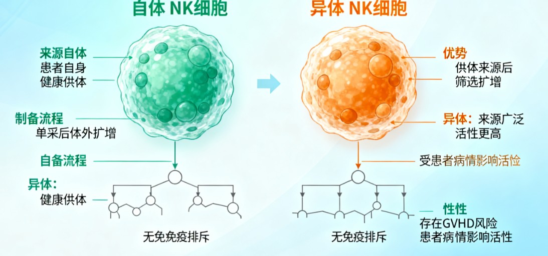 自體與異體NK細(xì)胞